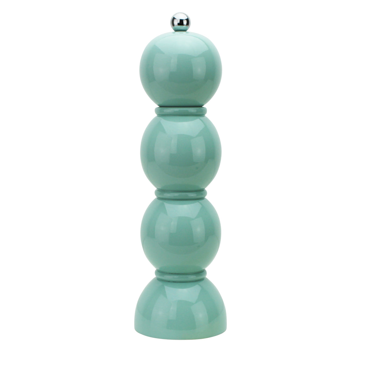 Eau de Nil Lacquer Bobbin Salt or Pepper Grinder - Addison Ross Ltd UK