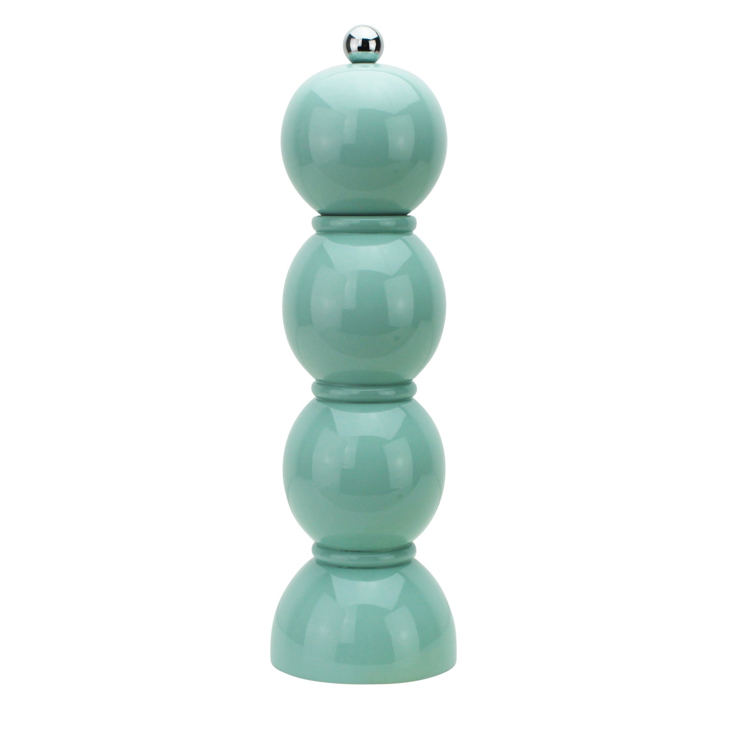 Eau de Nil Lacquer Bobbin Salt or Pepper Grinder - Addison Ross Ltd UK