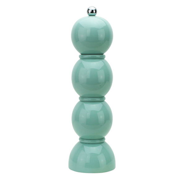 Eau de Nil Lacquer Bobbin Salt or Pepper Grinder - Addison Ross Ltd UK
