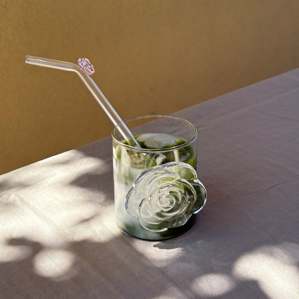 Rose Tumbler Clear