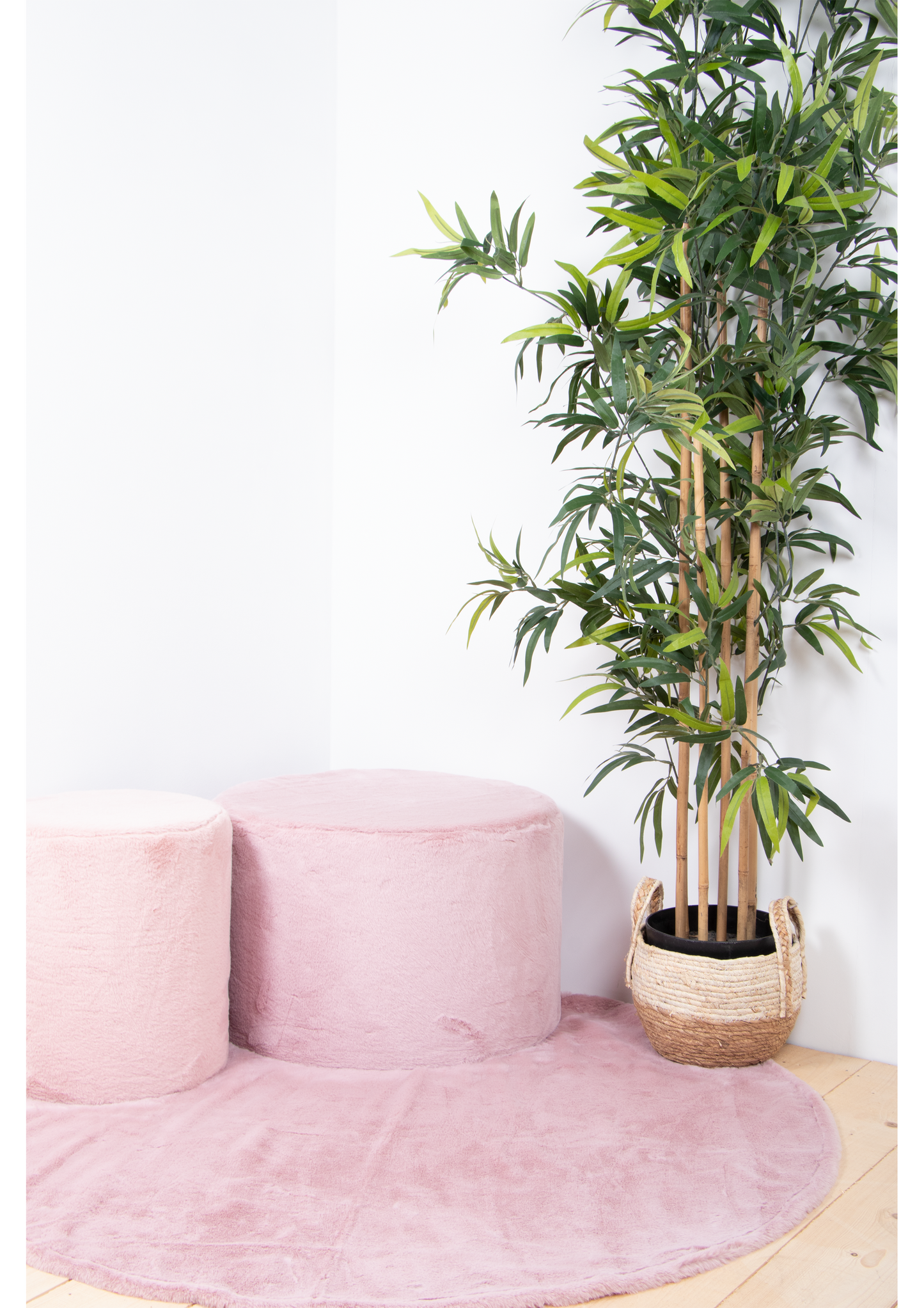 Pouf Large Dusk Rose