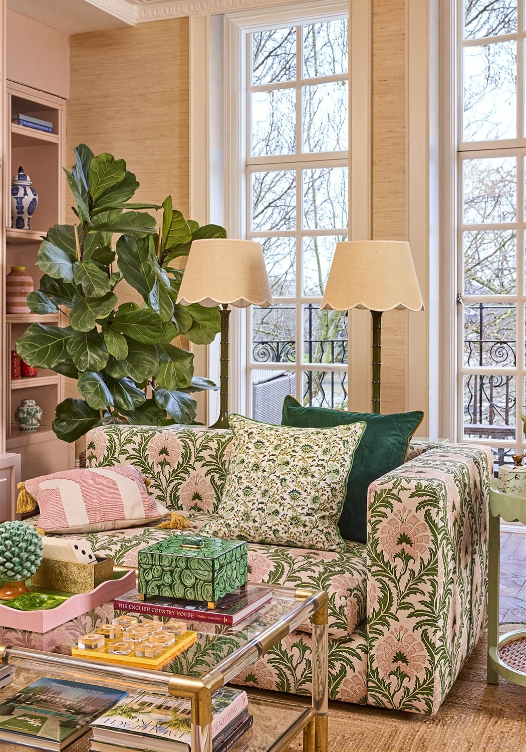 Emerald Meridian Cushion Cover - Casa by Josephine Jenno