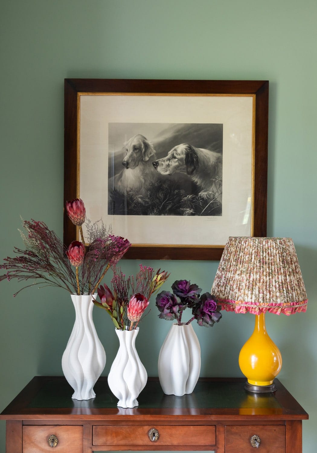 Emilie Tall White Twisted Ceramic Vase - Casa by Josephine Jenno