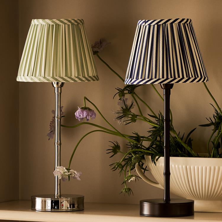 Empire Lampshade Sage Stripe 16cm - Addison Ross Ltd UK