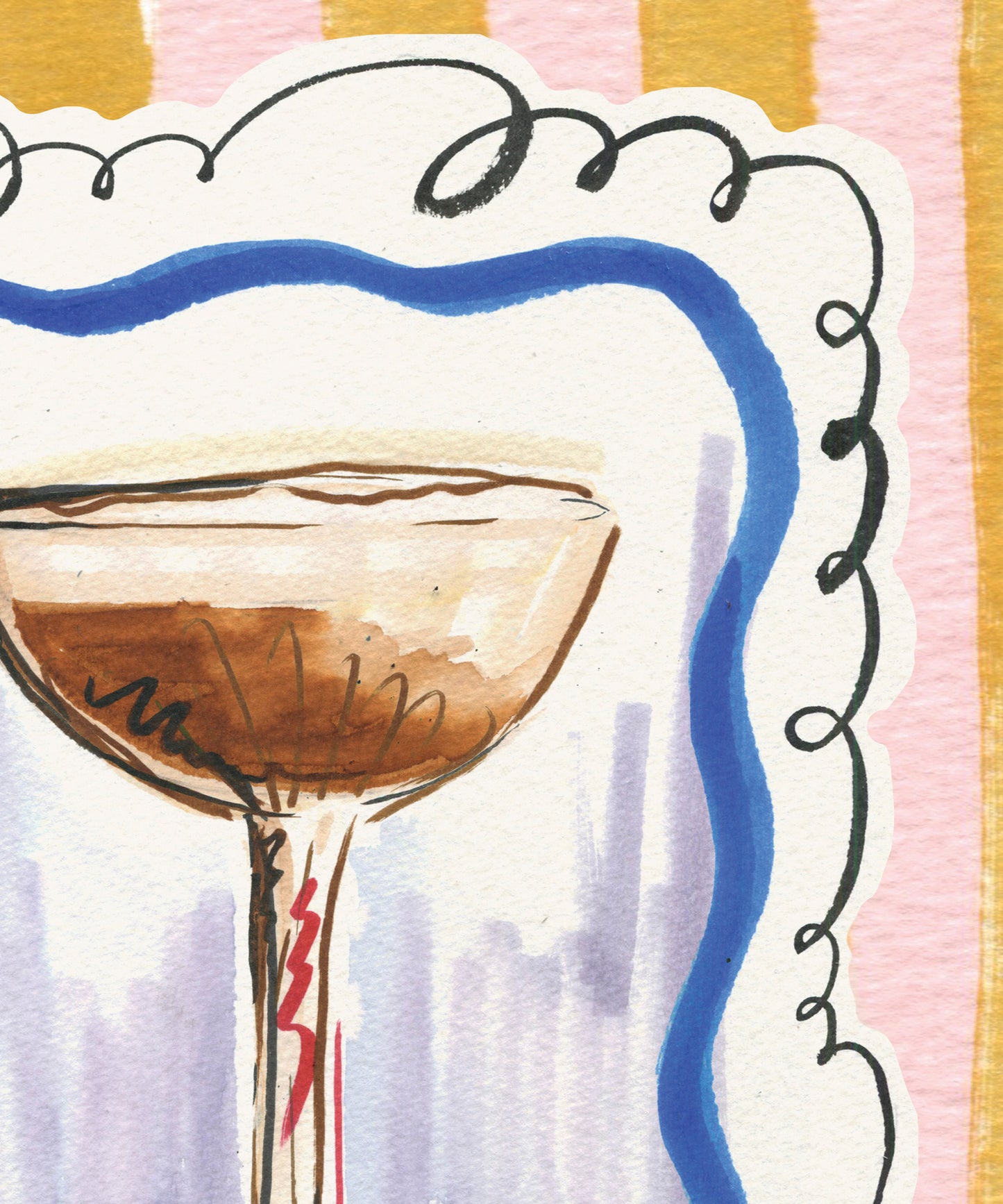 Espresso Martini, Cocktail Art Print