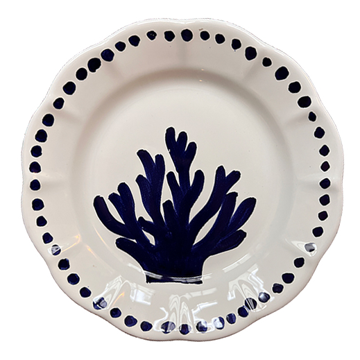 Estate Blue Coral Plate 20cm