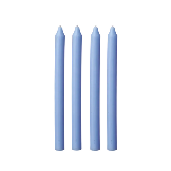 Pack 4 Velas Azul Claro