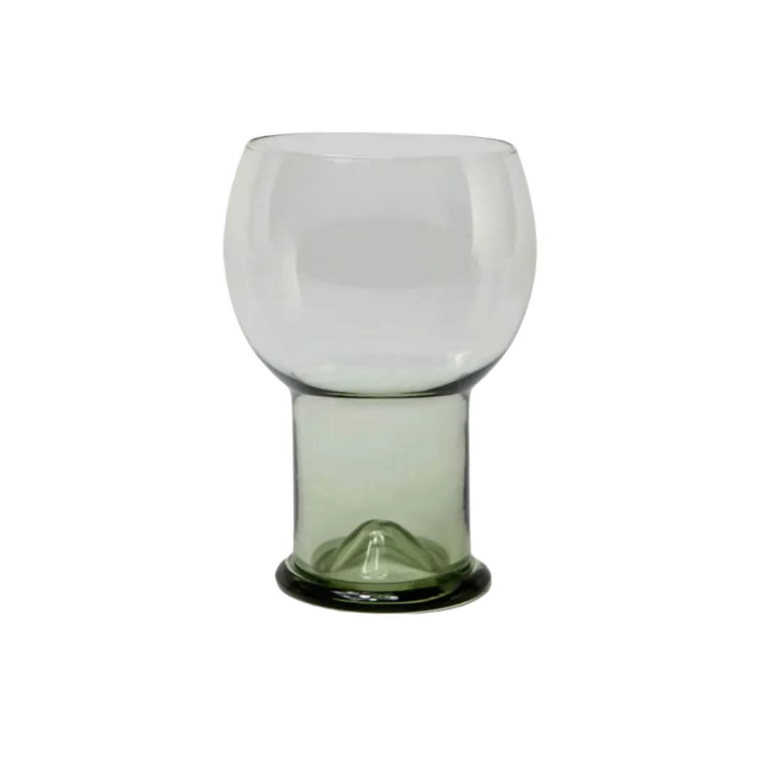 Copo de Vidro Verde Como