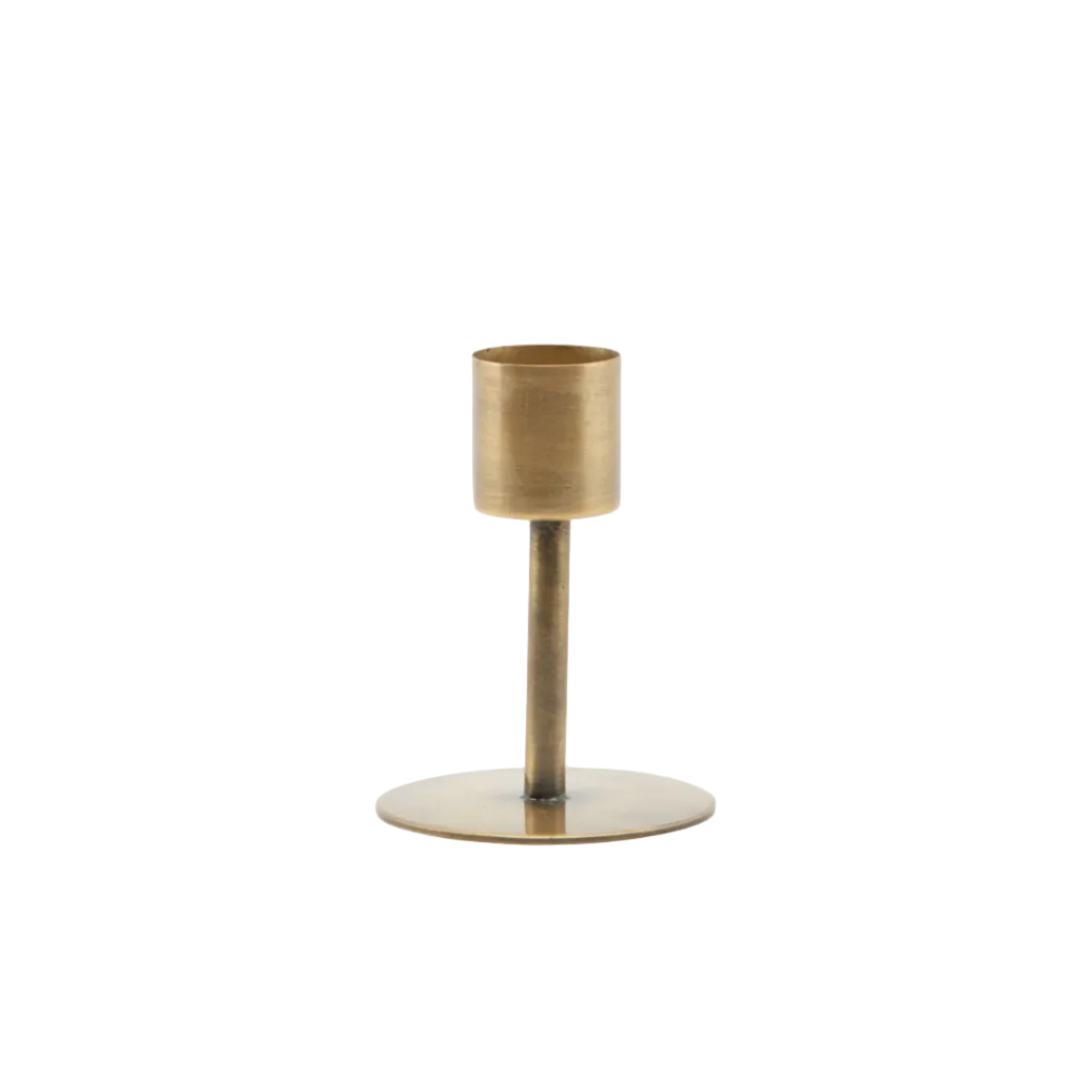 Castiçal Chardonnay 7cm, Dourado