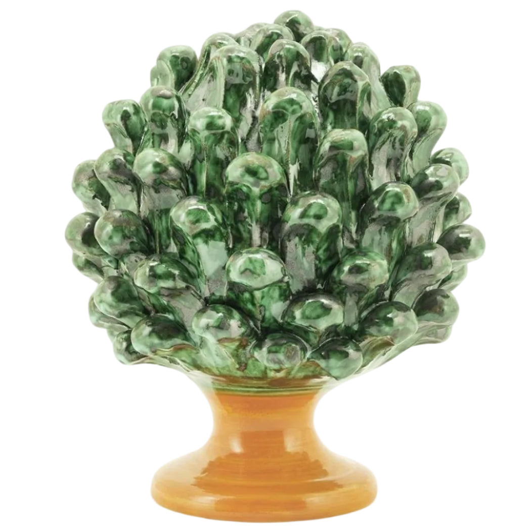 Evelyn Sage Ceramic Pine Cone - Casa by Josephine Jenno