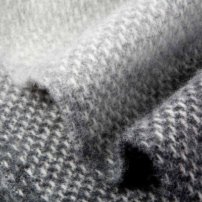 Evening Tales - Pure New Wool Blanket - Super Fluffy - Shades of Grey - Heating & Plumbing London - Throw