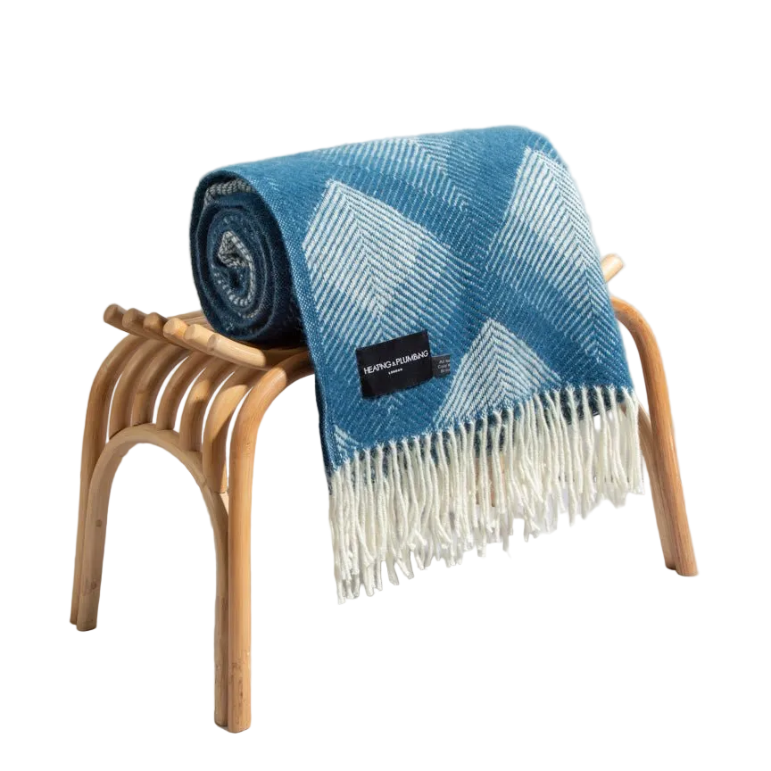 Evening Tales - Pure New Wool Blanket - Swinging London