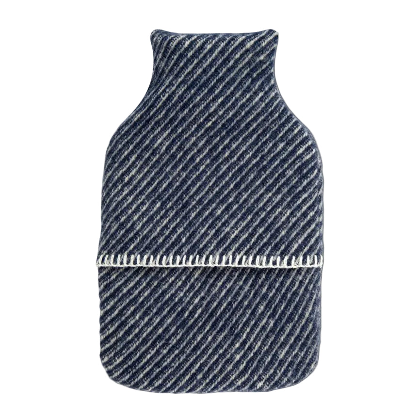 Evening Tales - Pure New Wool Hot Water Bag - Marine Blue - Heating & Plumbing London - 