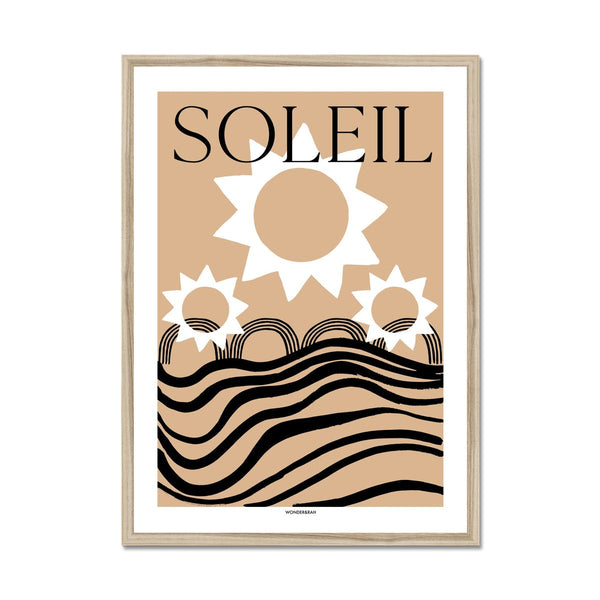 Soleil Abstract (Text) Print