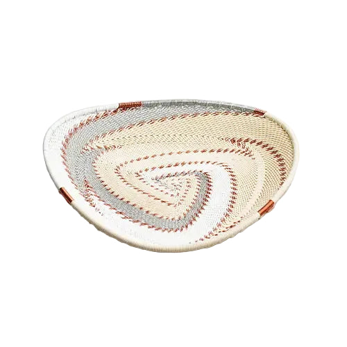 Triangle basket zulu wire  - Ivory - Photo 1