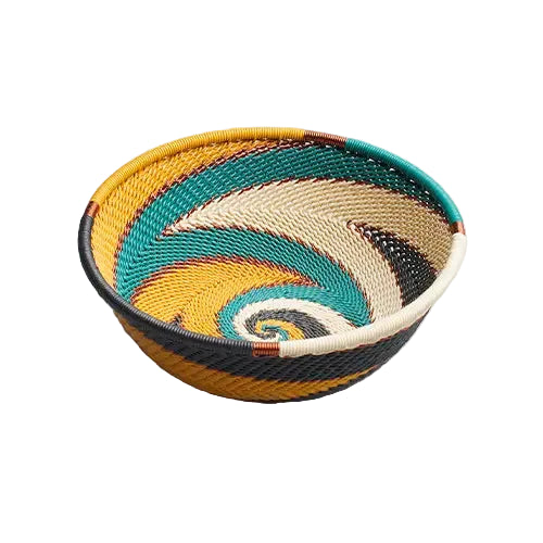 Shallow basket zulu wire - Sanseveria - Small - Photo 1