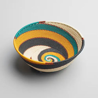 Shallow basket zulu wire - Sanseveria - Medium - Photo 1