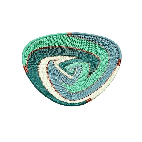 Triangle basket zulu wire  - Emerald - Photo 1