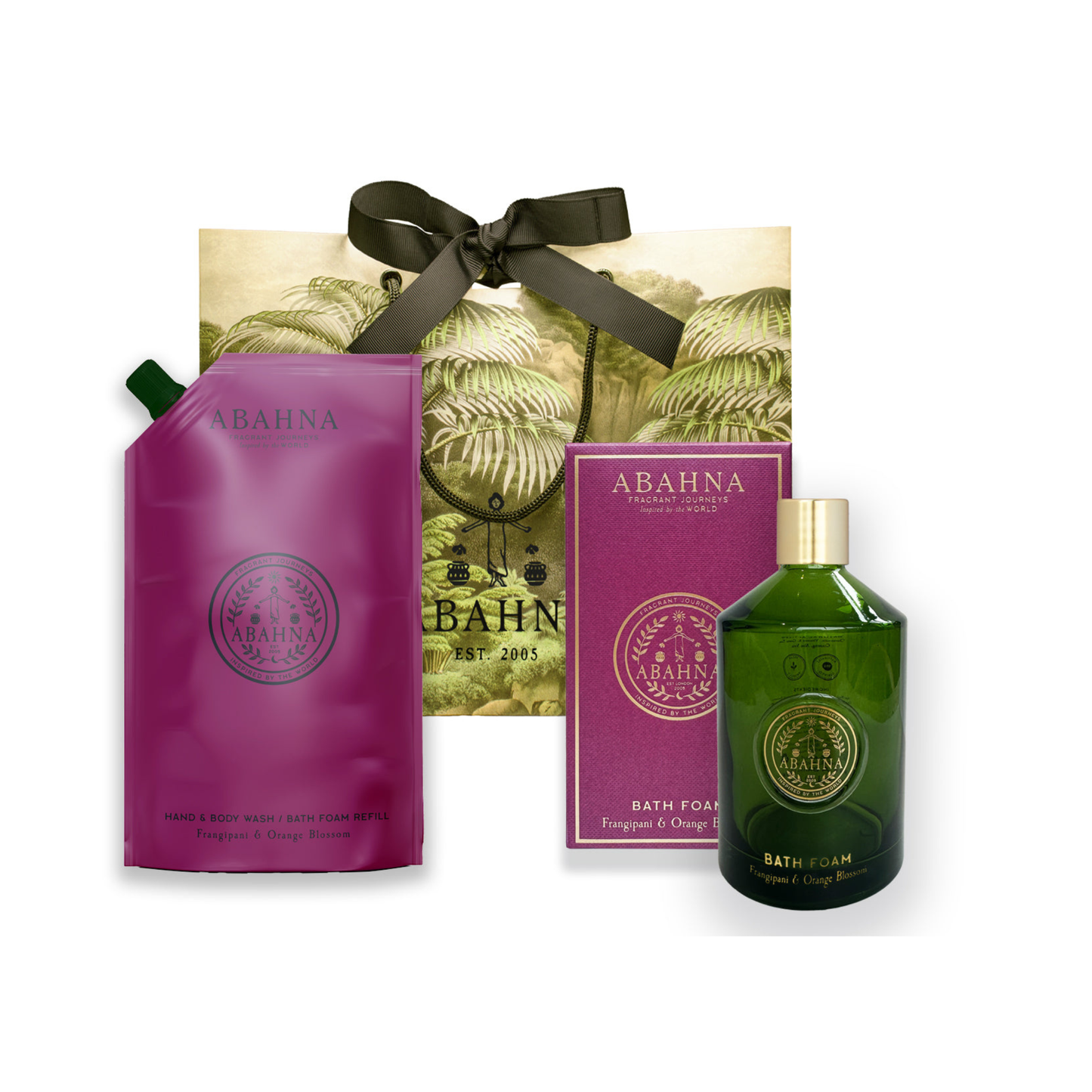 Bath Foam Refill Set - Frangipani & Orange Blossom