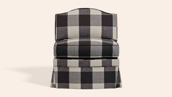 Felix Slipper Chair, Pepper