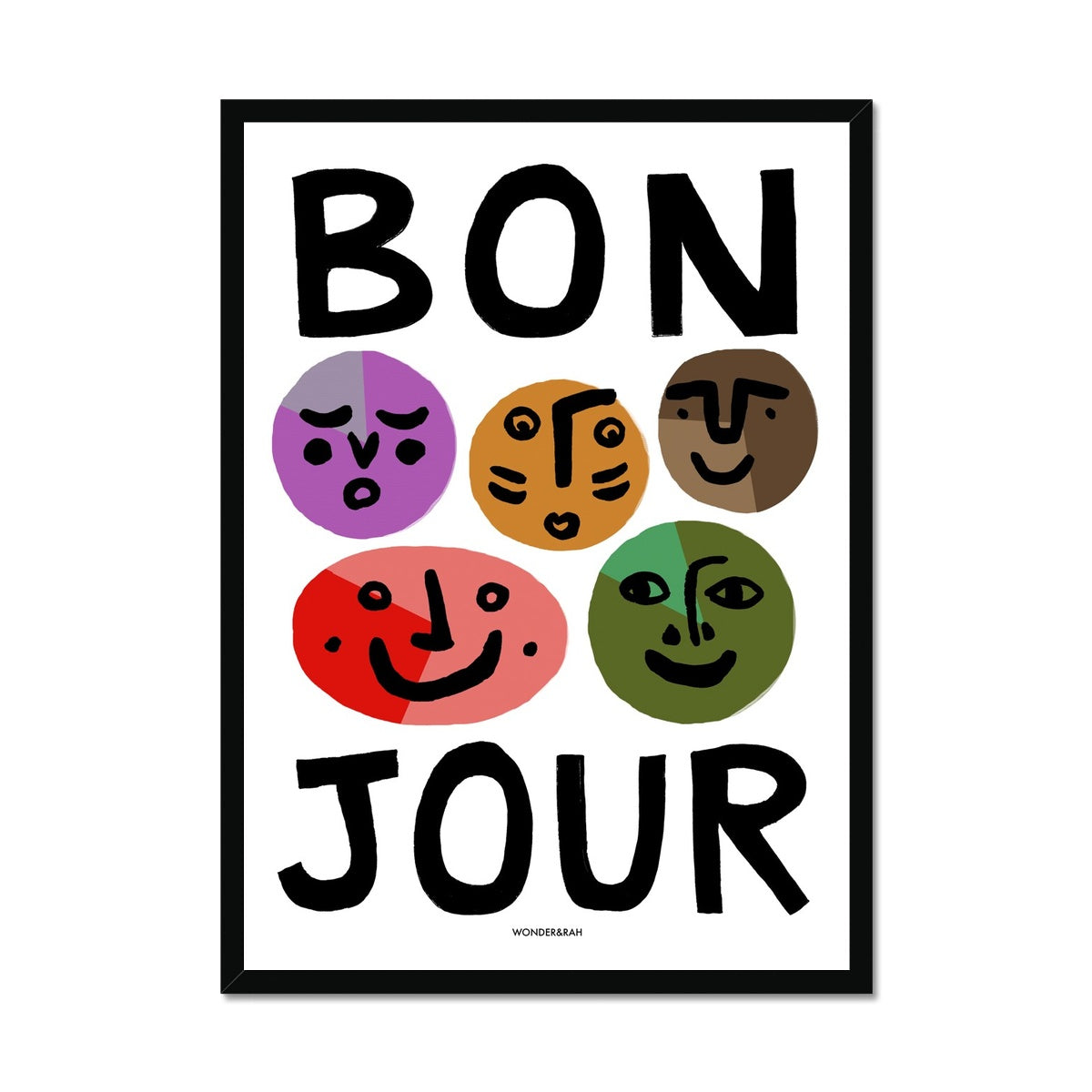 Bonjour Art Print