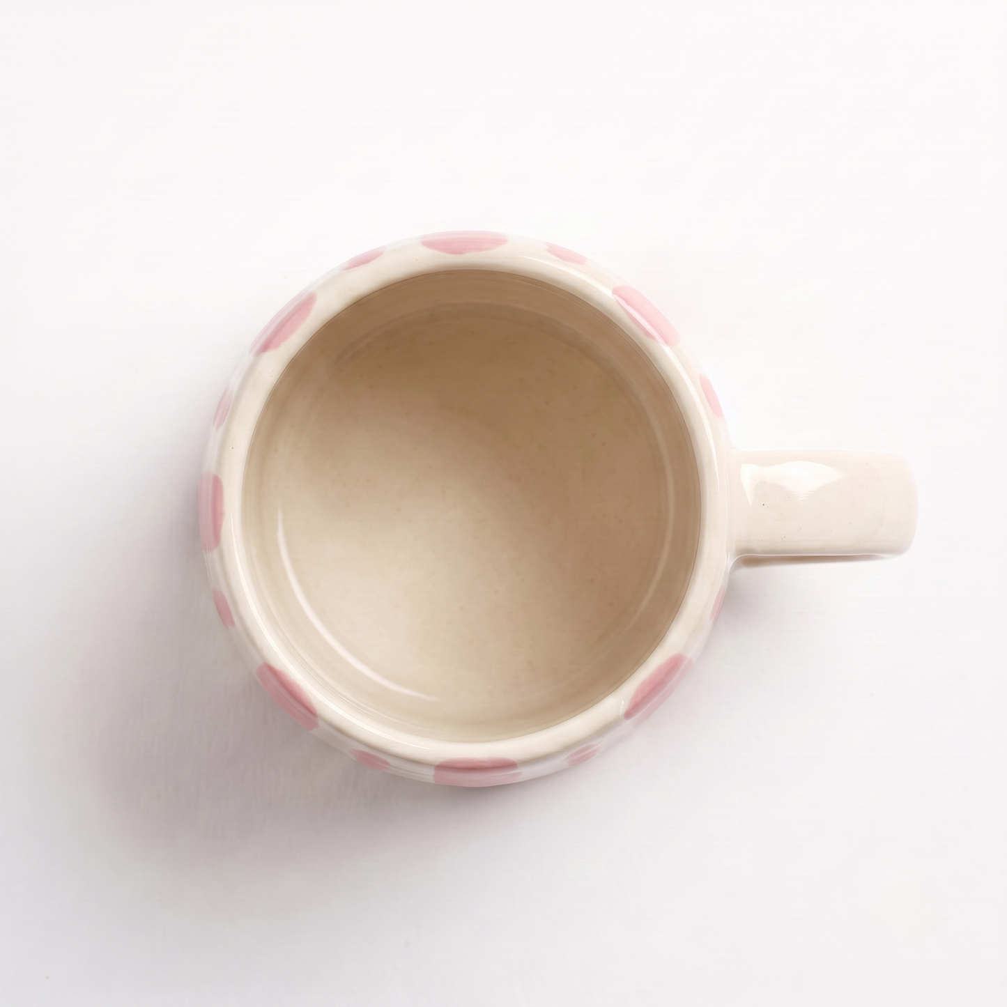 Pink Stripe & Dot Mug | 4 Inch | Set Of 2