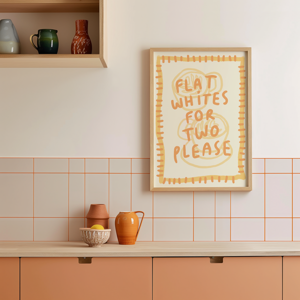 Flat Whites For Two Print
