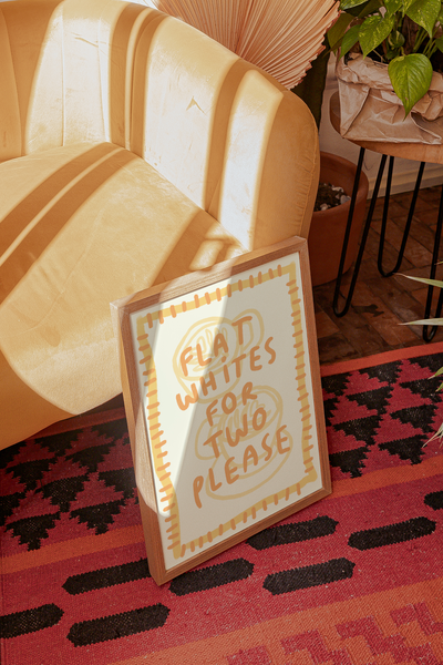 Flat Whites For Two Print