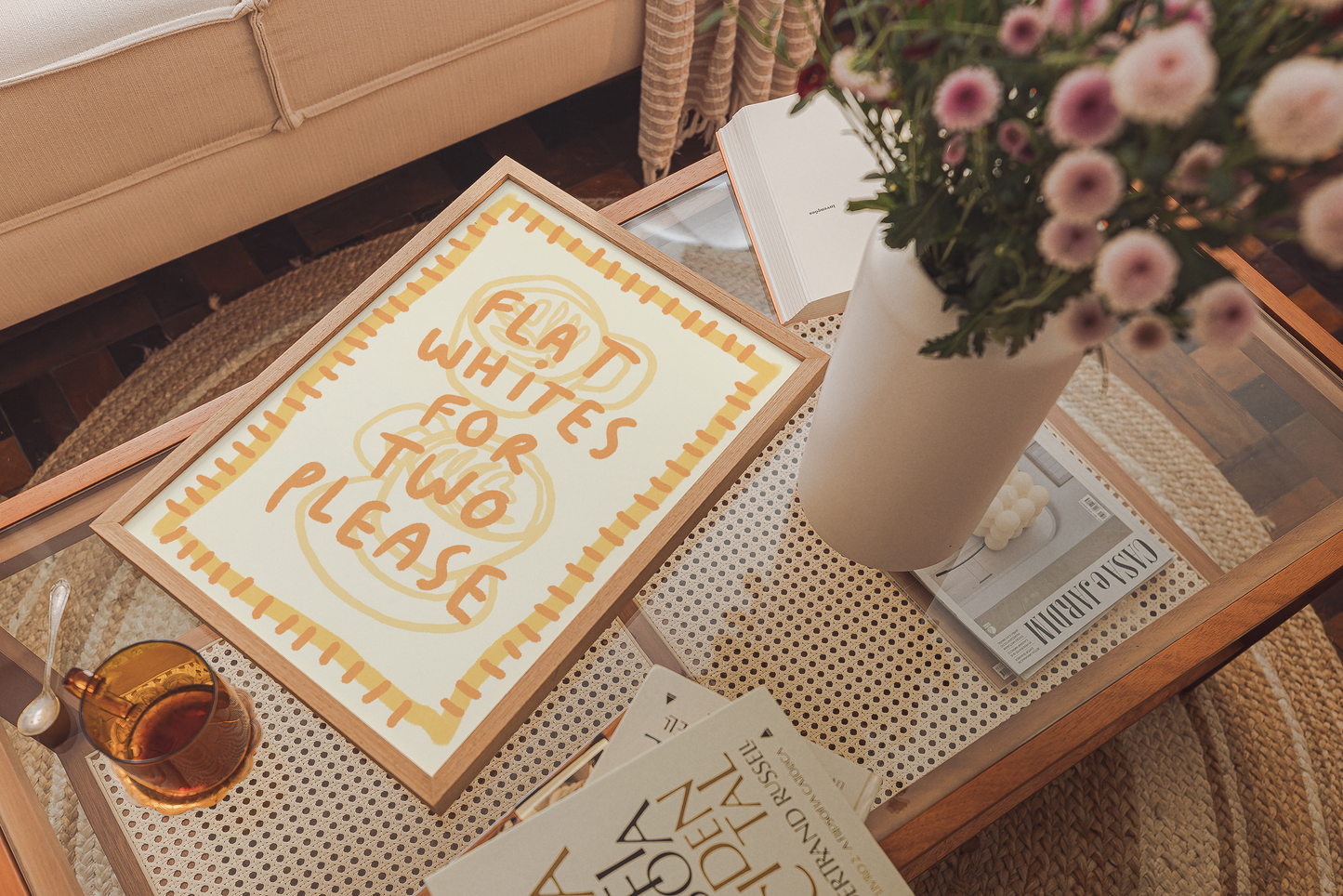 Flat Whites For Two Print
