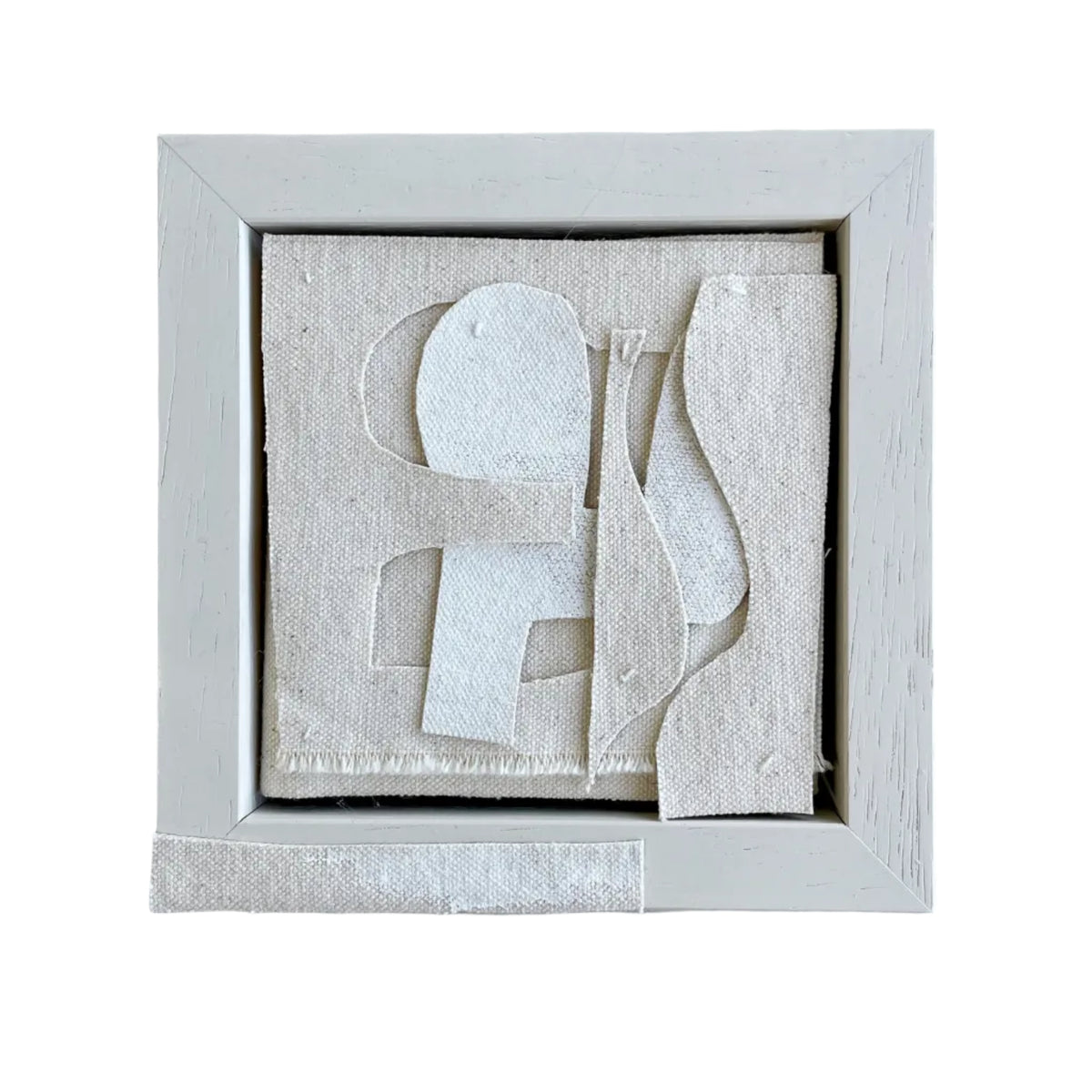 El Espacio-Adriana Jaros-Mixed Media - Fabric Collage 14x14x5.5cm-2021-£225-Partnership Ed