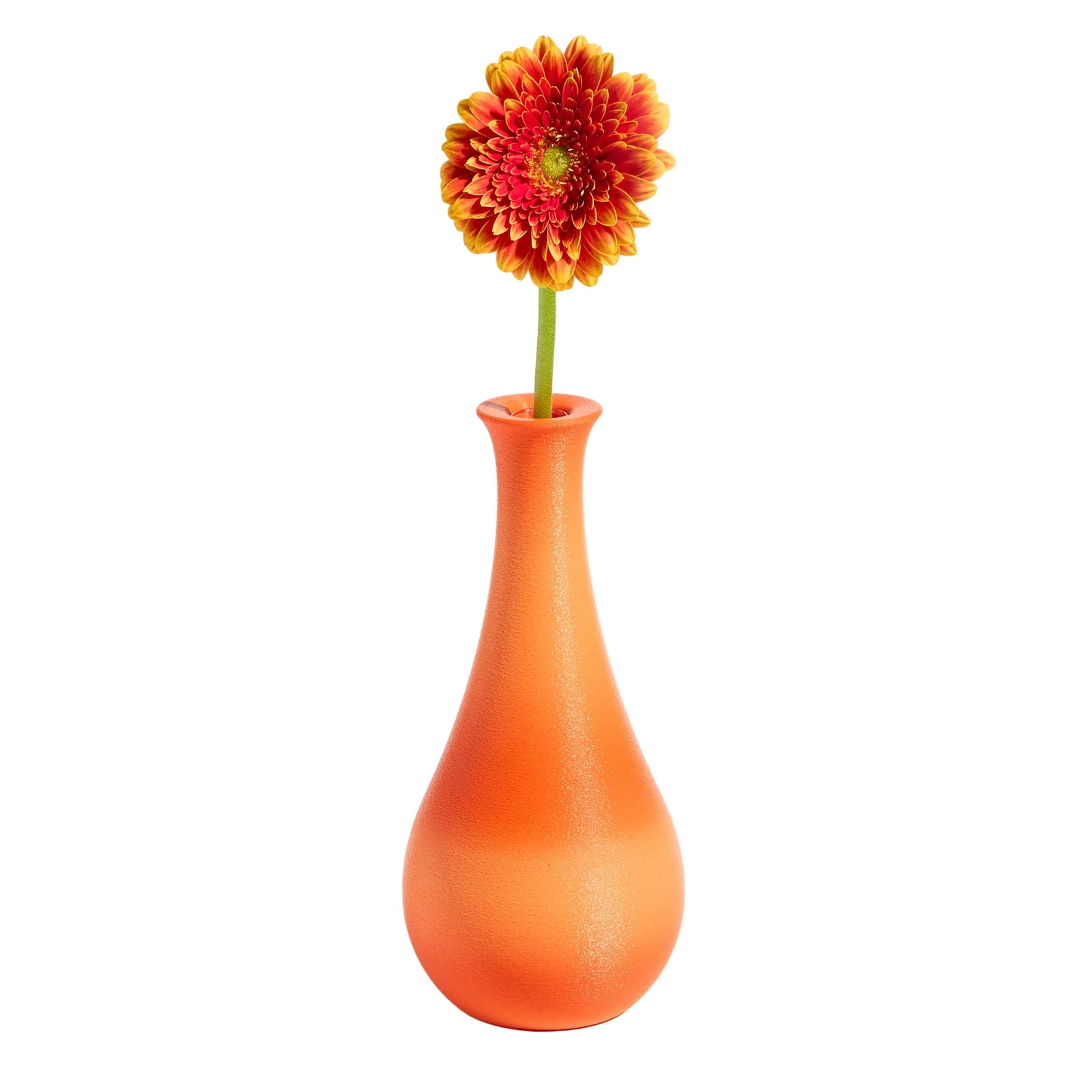 Teardrop Vase - Coral Orange