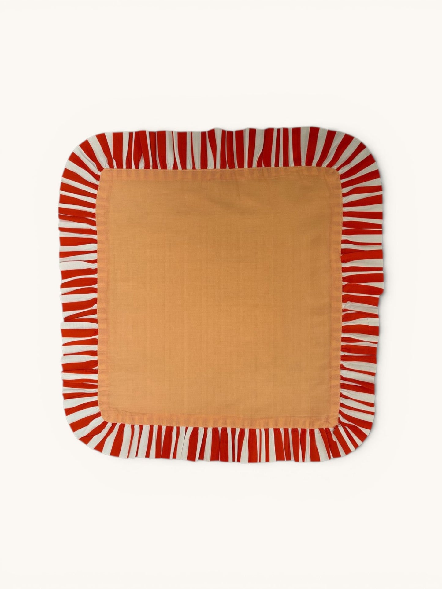 Peach and Tangerine Stripe Napkin.jpg