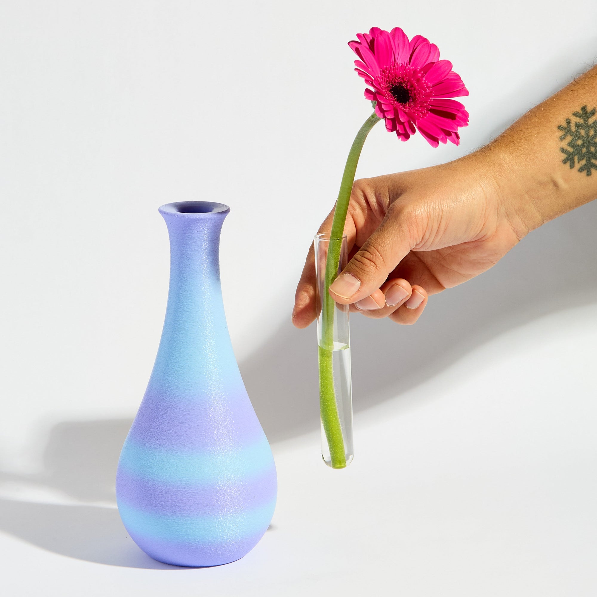 Teardrop Vase - Purple Sunset