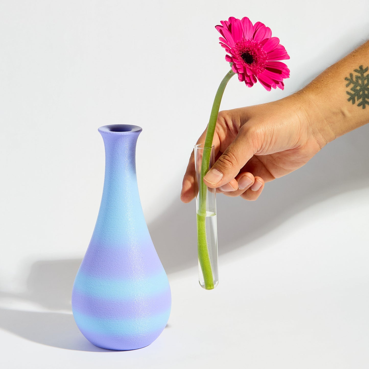 Teardrop Vase - Purple Sunset