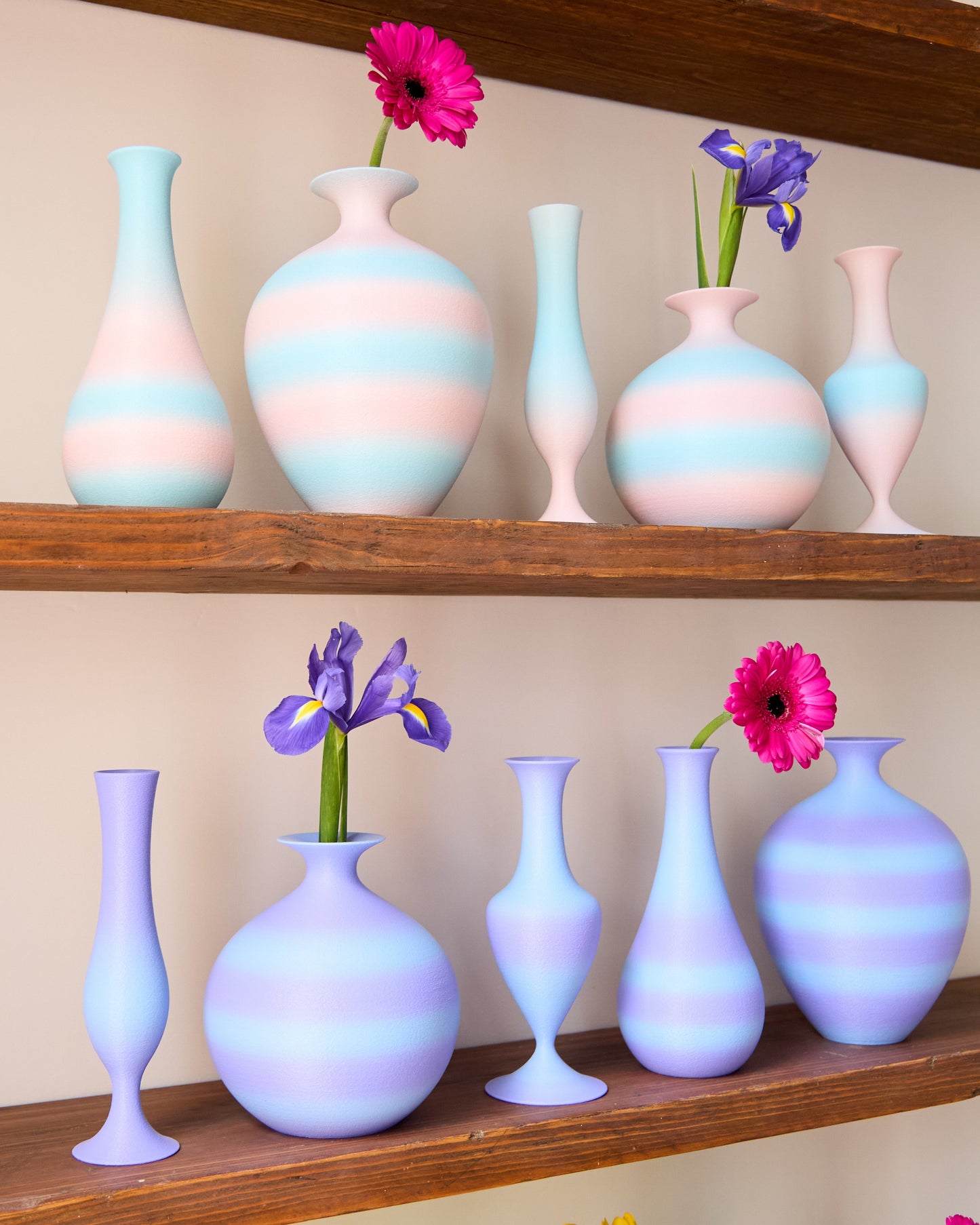 Teardrop Vase - Purple Sunset