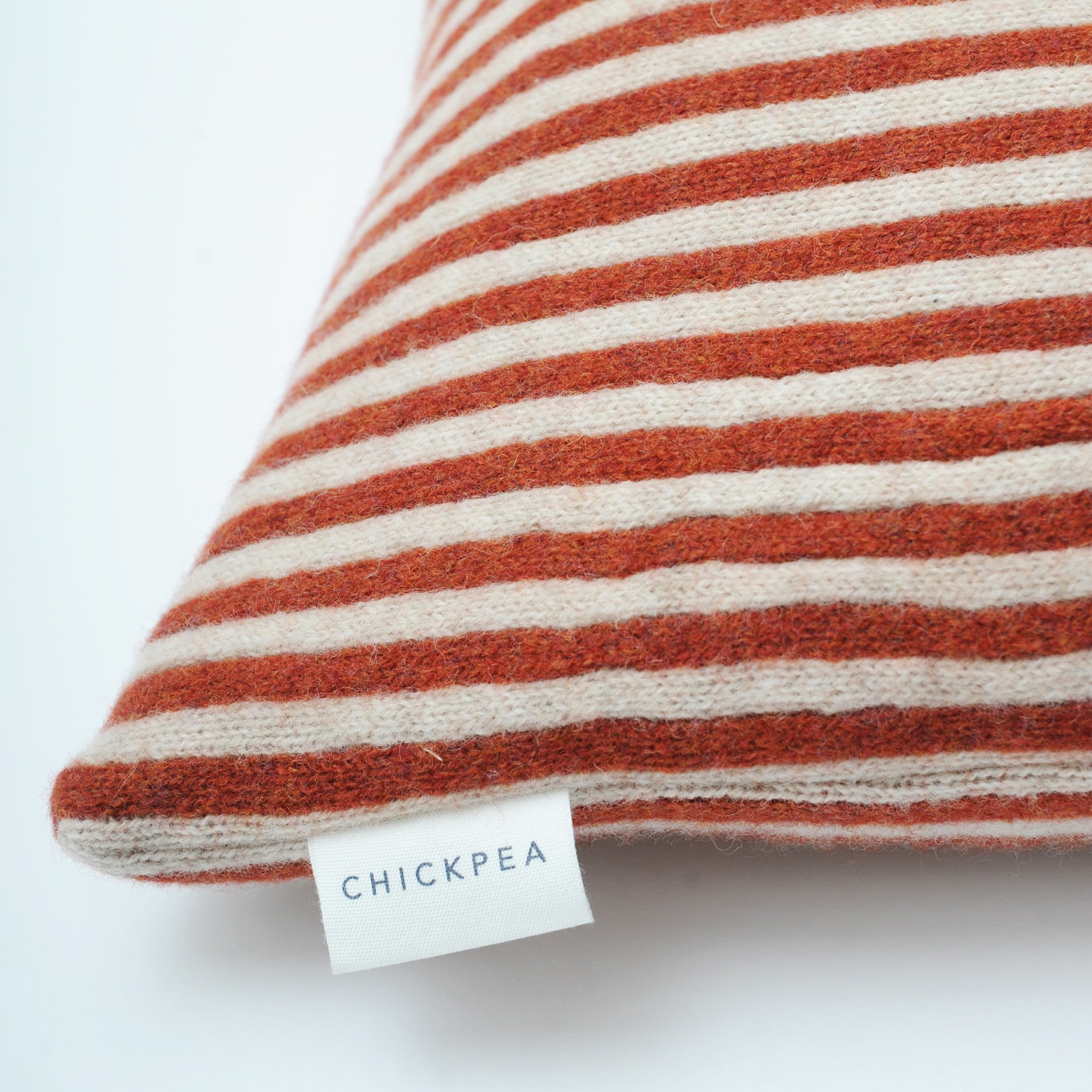 Rust Bold Stripe Cushion 1.jpg