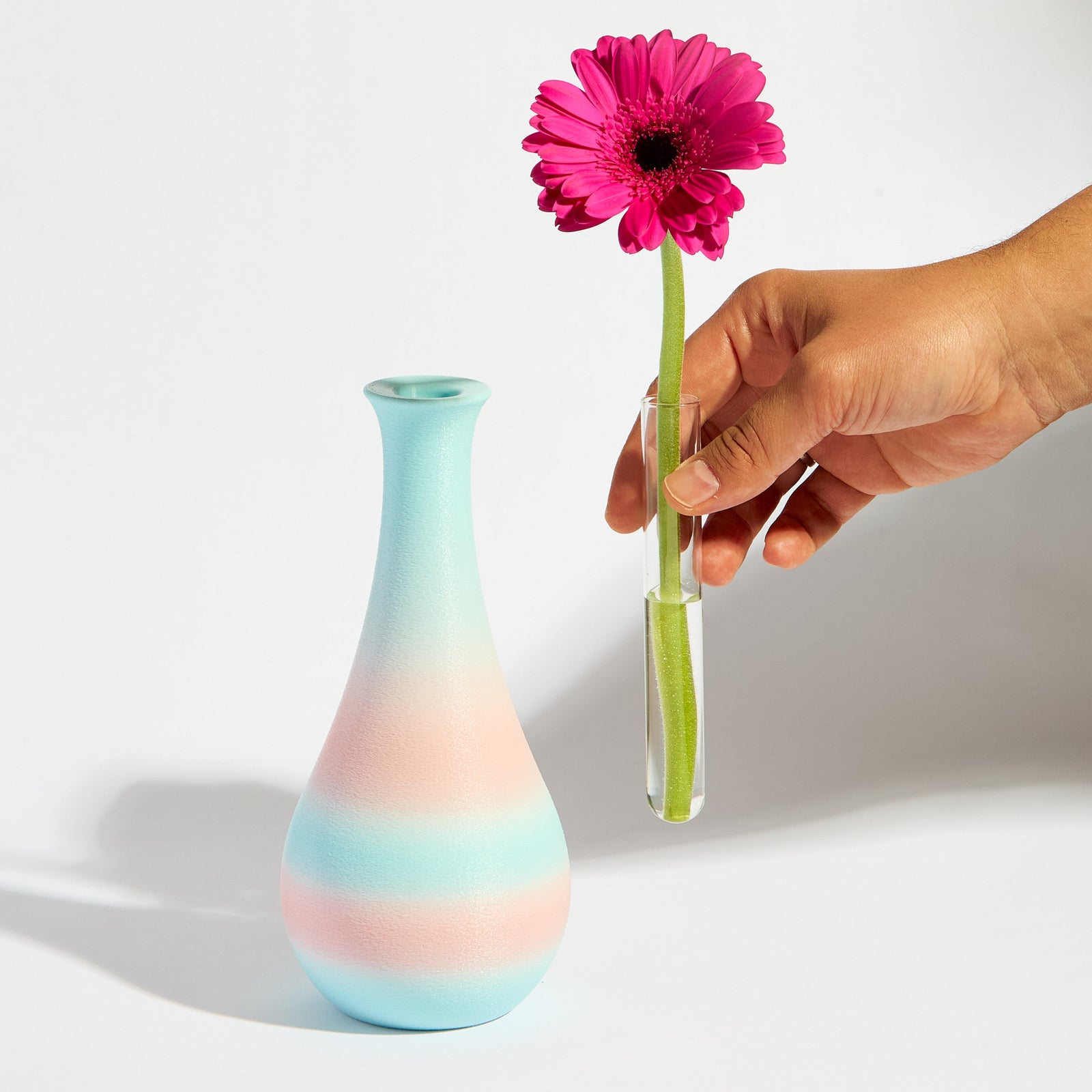 Teardrop Vase - Pink Sunrise