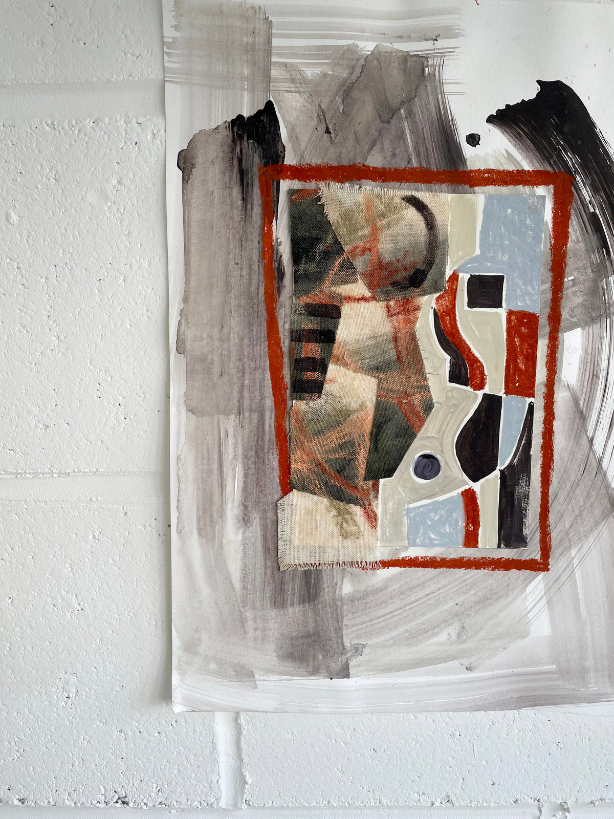 Meadow Road-Adriana Jaros-Mixed Media Drawing on 300grm paper 30x42cm-2021-£200-Partnershi