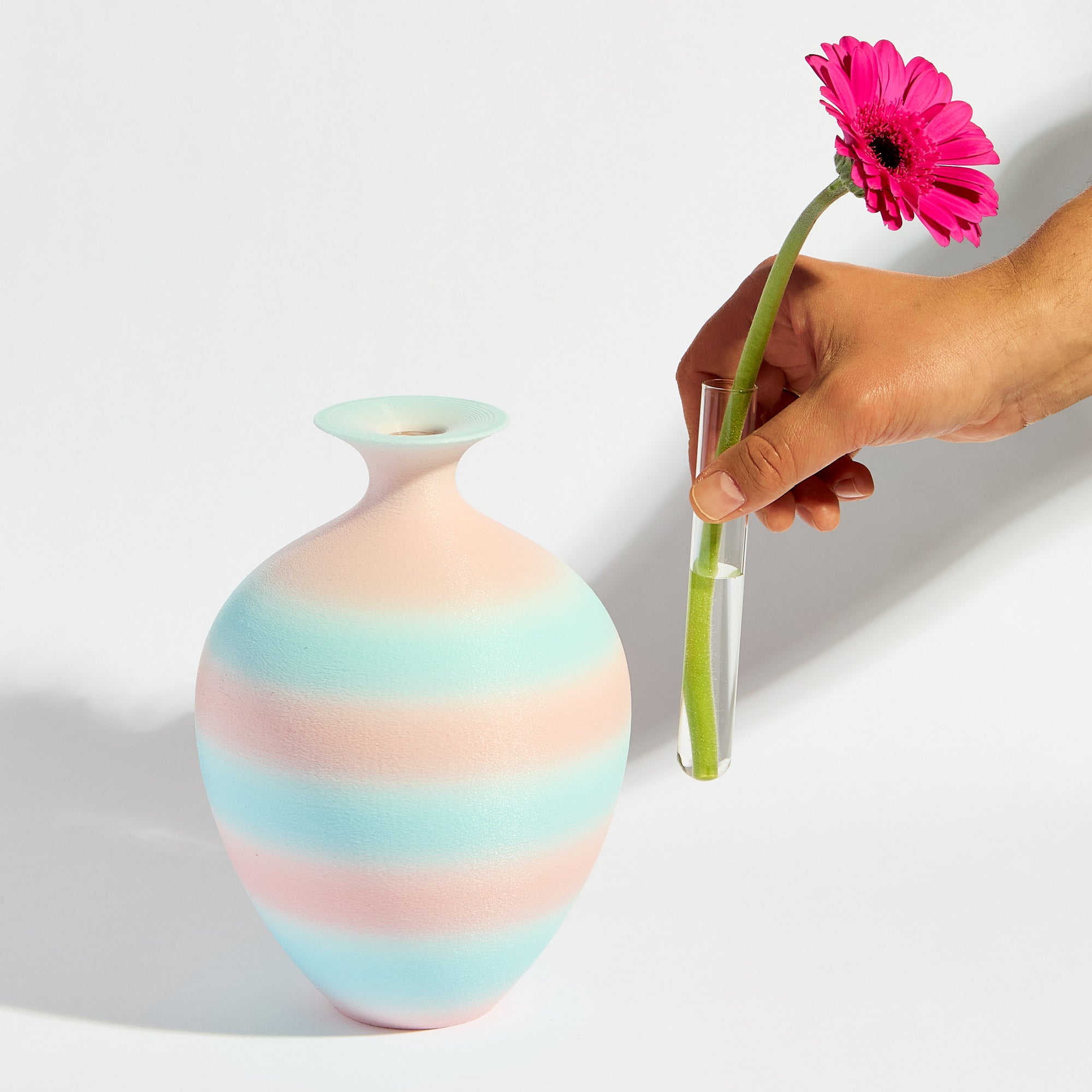 Urn Vase - Pink Sunrise
