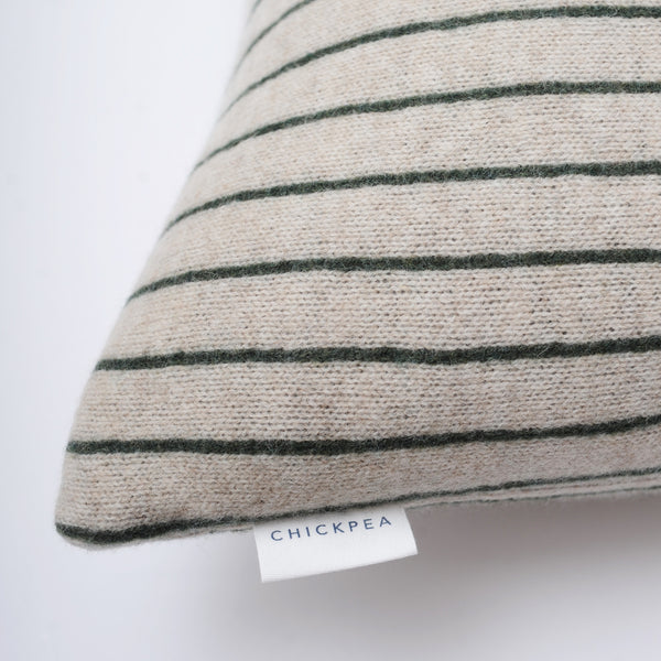 Green Wide Stripe Cushion 2.jpg
