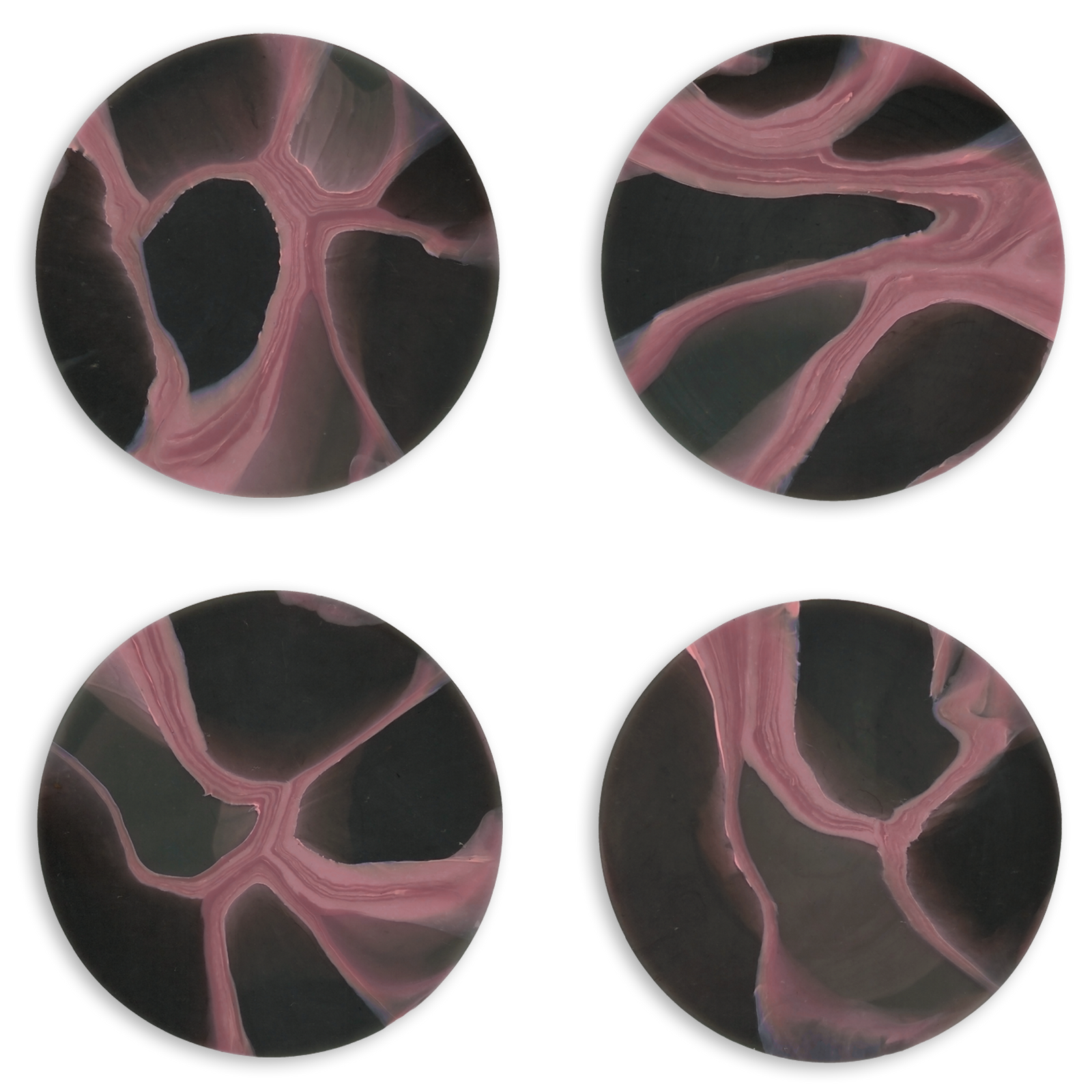 SET OF 4 COASTERS MYCELIUM PINK.png