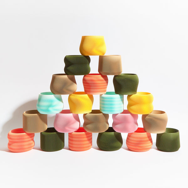 Pillar Pot - Banana Yellow