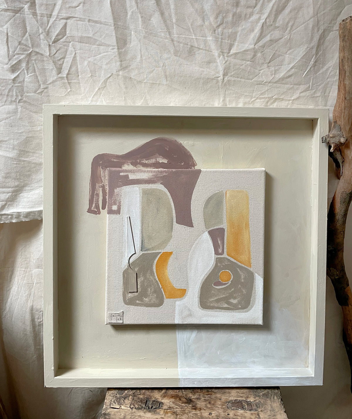 Reused Found Frame-Adriana Jaros-I found this frame on my walk from my flat to the studio.