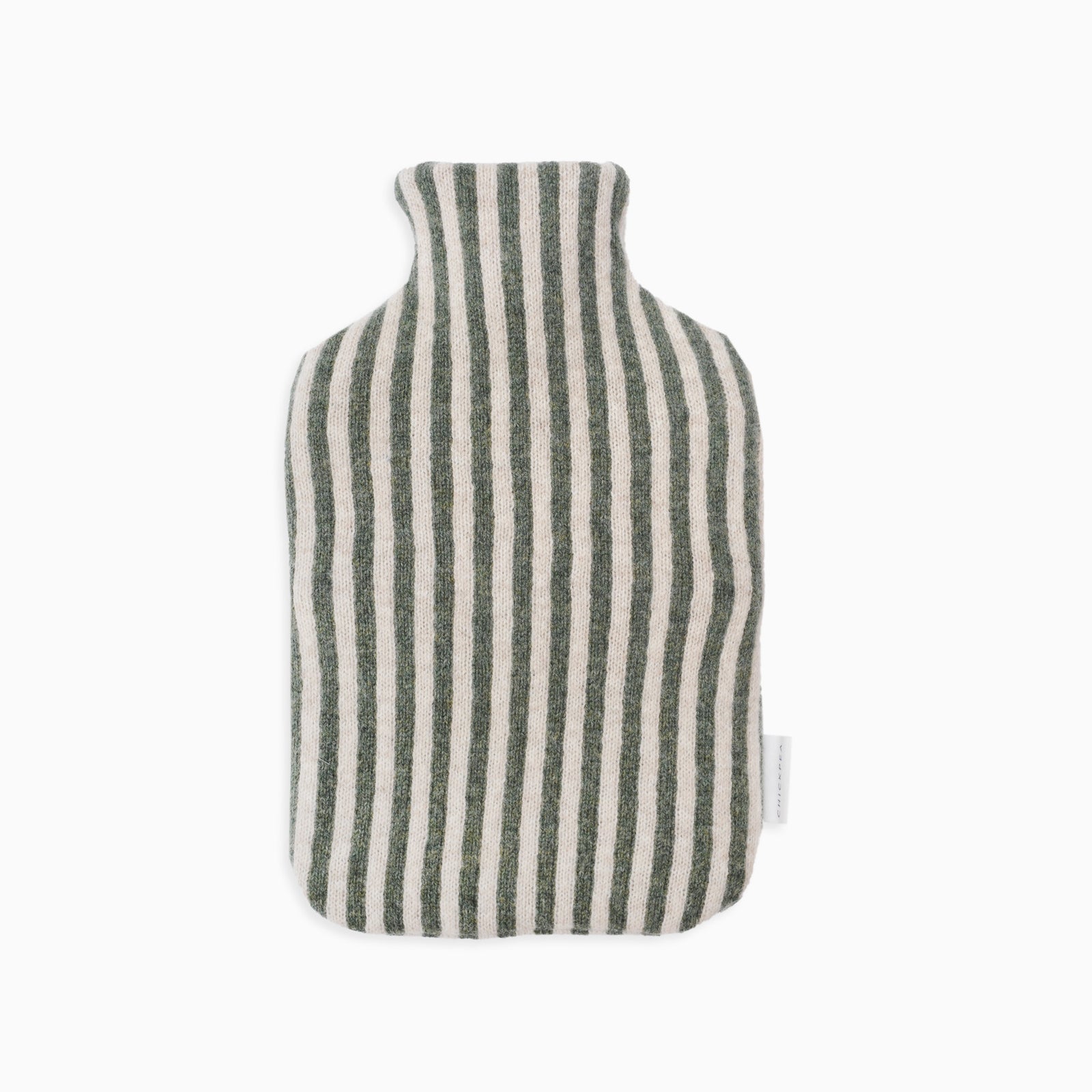 Hot Water Bottle Green Thin Stripe-1.jpg