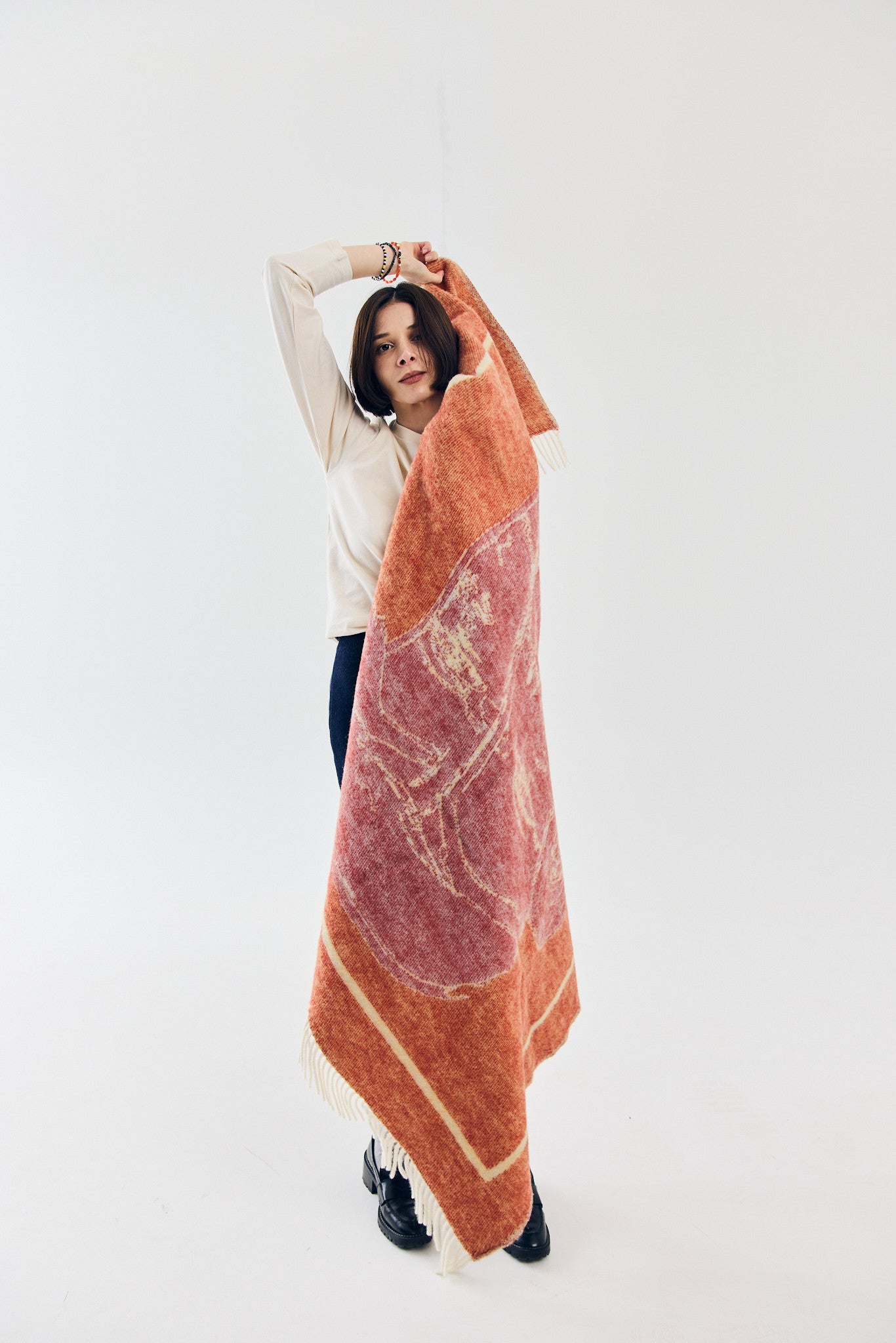 Plaid Salt & Poirot Blanket - 100% Wool