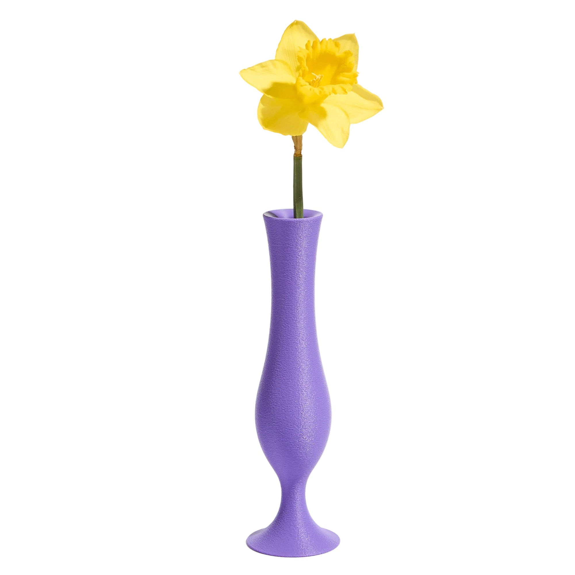 Flute Vase - Purple Iris