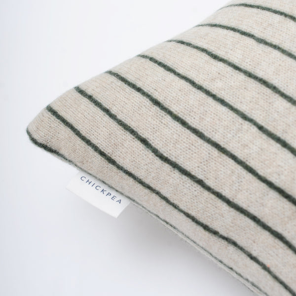 Green Wide Stripe Cushion.jpg