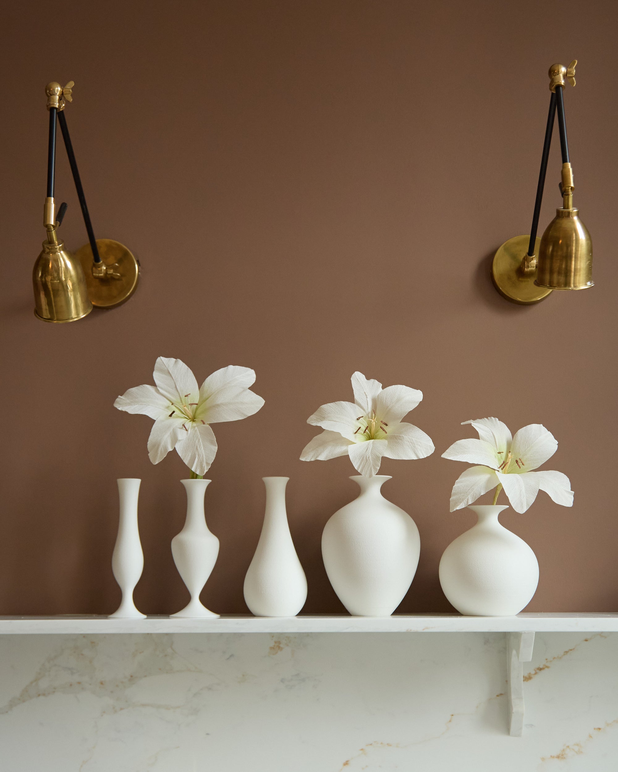 Coola Vase - White Lily