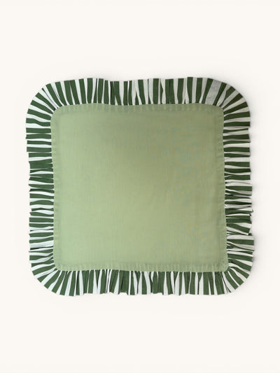 Mint green and forest green stripe napkin.jpg