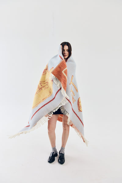 Plaid Salt & Poirot Blanket - 100% Wool